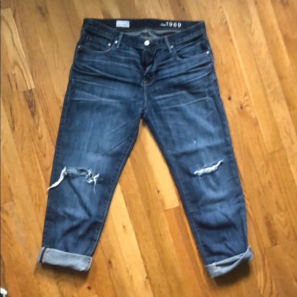 Sexy Boyfriend Gap Jeans size 28 - Picture 2 of 4